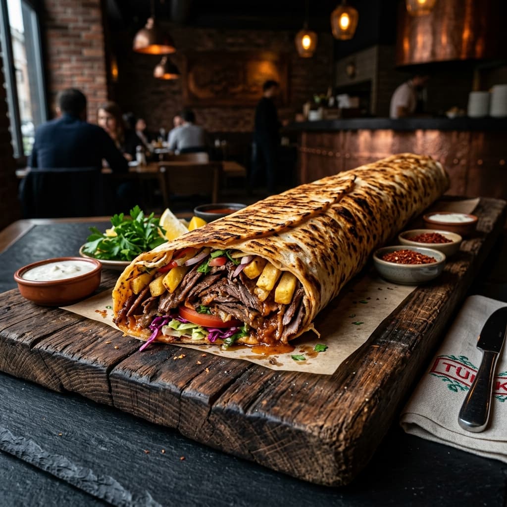 What is Zurna Dürüm? Meet the 70cm Turkish Kebab in Thailand